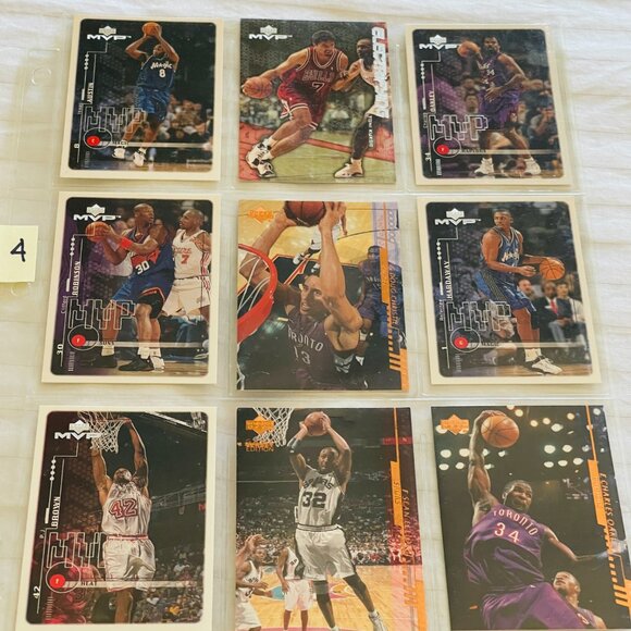 LOT OF 9 BASKETBALL Trading Cards. Mint Condition. UPPER DECK Brand. - Picture 3 of 8